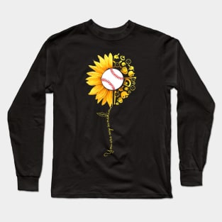 You Are My Sunshine Sunflower Baseball Long Sleeve T-Shirt